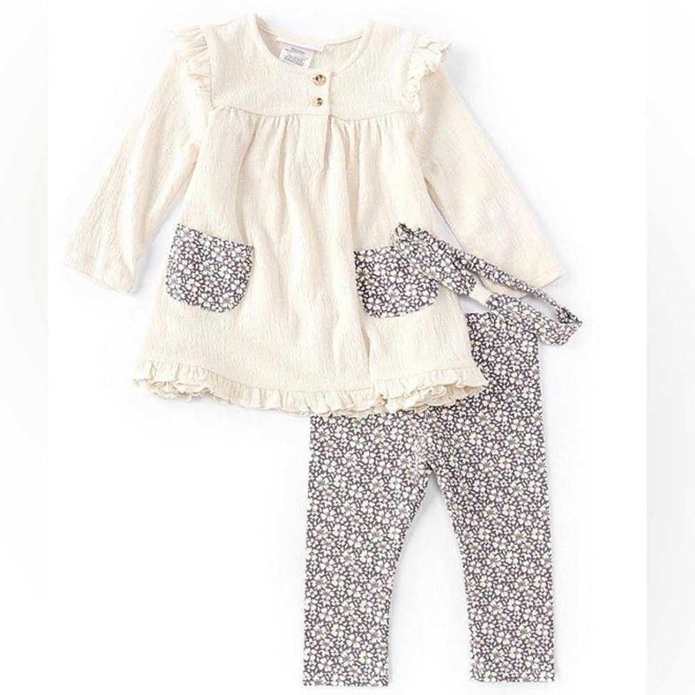 3 piece set Bonnie Baby for girl 18M
